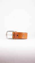 Load image into Gallery viewer, Stitched Buck Brown Belt