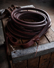 Load image into Gallery viewer, Stitched Latigo Split Reins