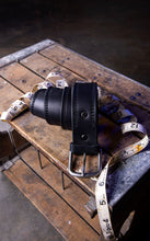 Load image into Gallery viewer, Double Stitched Black Belt